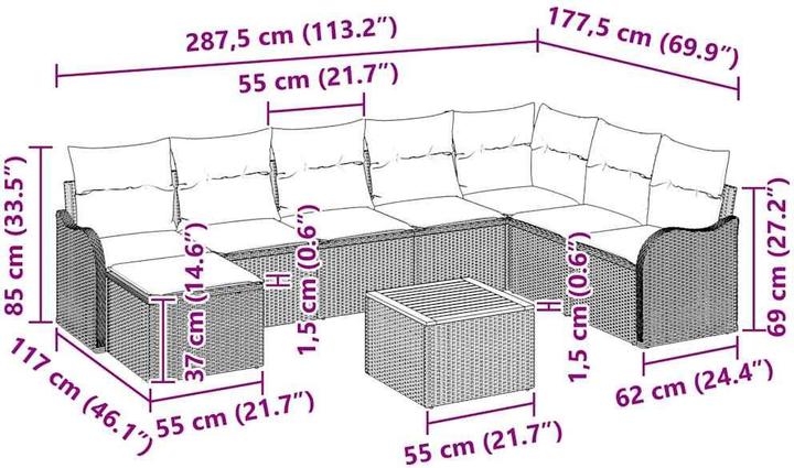 Produktbild vidaXL Archer