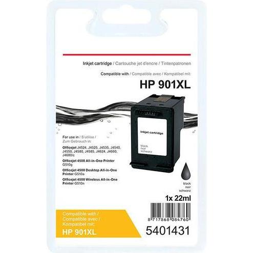 Office Depot, Cartucce, Cartuccia d'inchiostro compatibile HP 901XL CC654A Nero (FC)