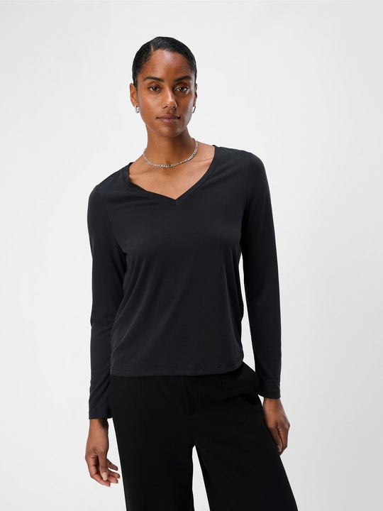 Immagine prodotto Object Top con scollo a V e maniche lunghe (M)