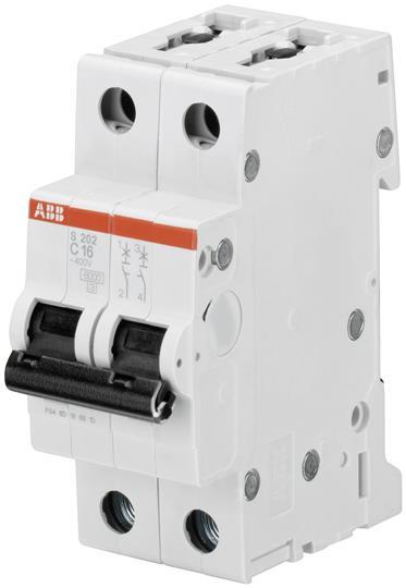 ABB S202-C63 Disjoncteur 63A pro M compact 2 pôles