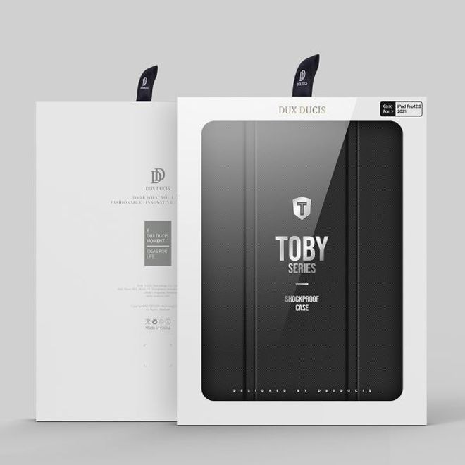 Productafbeelding Dux Ducis Toby Serie Leren Boekomslag Hoesje (iPad Pro 12.9 2018 (3e generatie), iPad Pro 12,9 2020 (4e generatie), iPad Pro 12,9 2021 (5e Gen), iPad Pro 12,9 2022 (6e Gen))