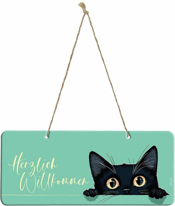 Produktbild Deko-Schild »Katzengruss«