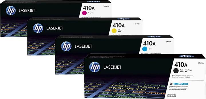 Image du produit HP Original CF410A / 410A SET Set avec les quatre couleurs (C, CF, M, Y)