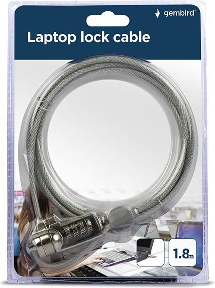 Actual product image Gembird LK-CL-01 - Notebook Locking Cable - 1.8