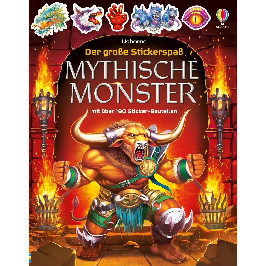 Der grosse Stickerspass: Mythische Monster, Kinderbücher von Simon Tudhope