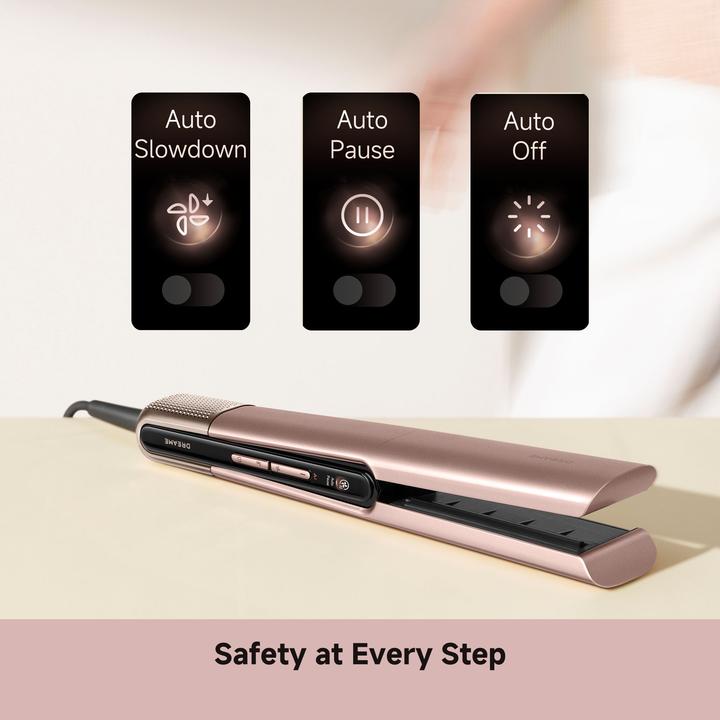 Actual product image Dreame AeroStraight Pro Hair Straightener, Pink Gold
