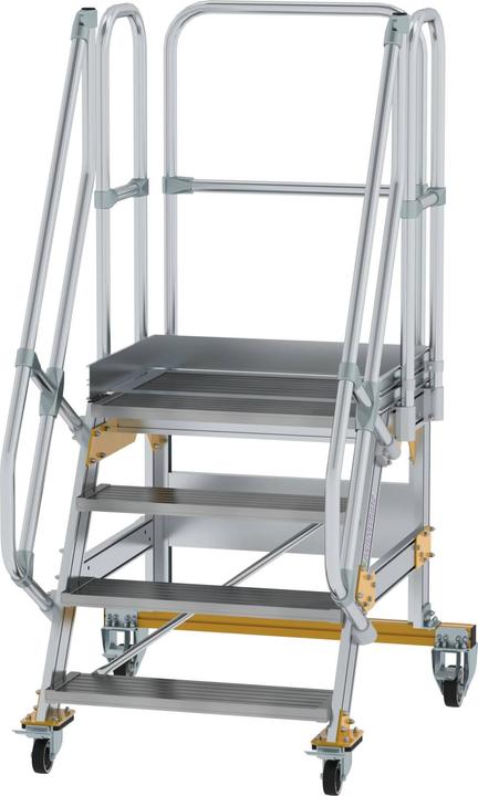 Actual product image Munk Platform stairs mobile 60 step width 800 mm 4 steps (Platform ladder, 80 cm)