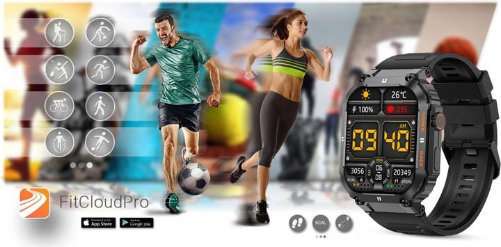 Actual product image Gravity SMARTWATCH MĘSKI GT6-1 - WYKONYWANIE POŁĄCZEŃ, MONITOR SNU (sg020a)