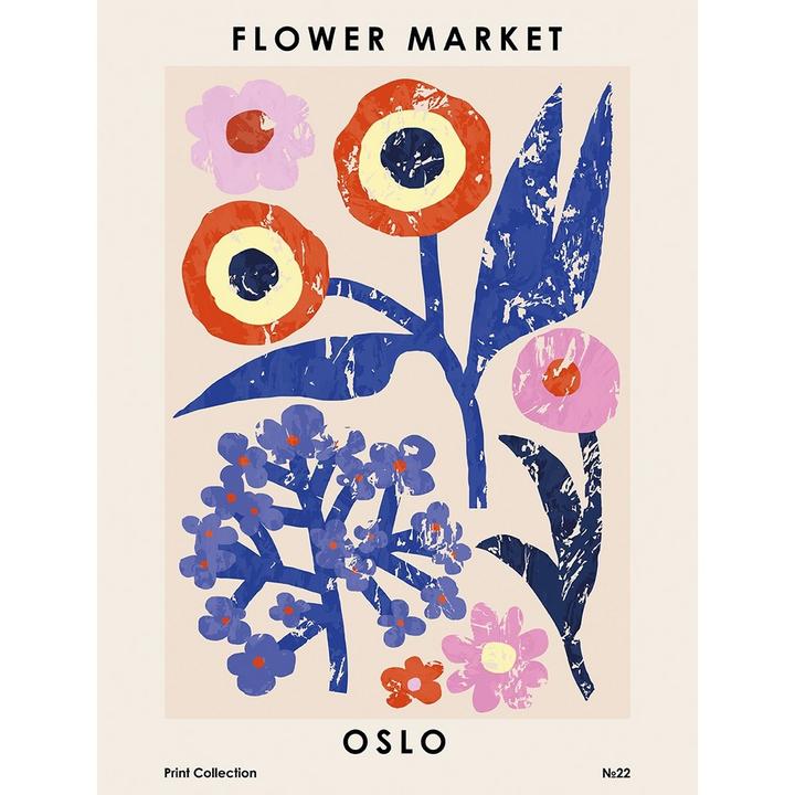Image du produit Pyramid Marché aux fleurs Oslo Impression (40 x 30 cm)