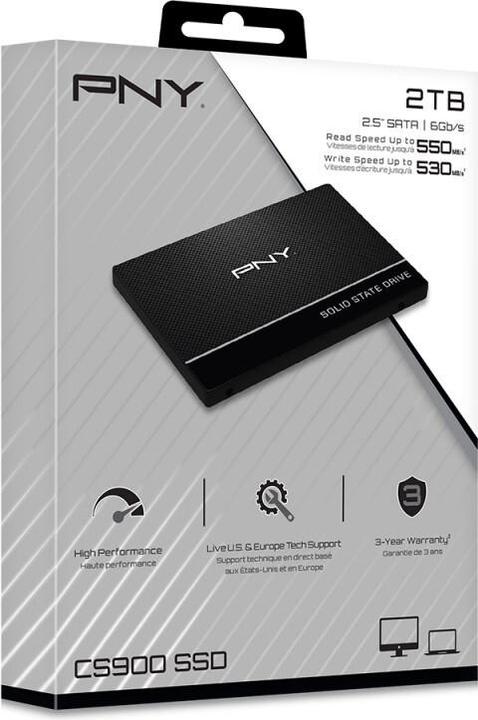Actual product image PNY CS900 (2000 GB, 2.5")