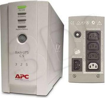 Actual product image APC BACK-UPS CS 325VA 230V W/O SW Project (P) (0.33 VA, 210 W, Standby UPS)