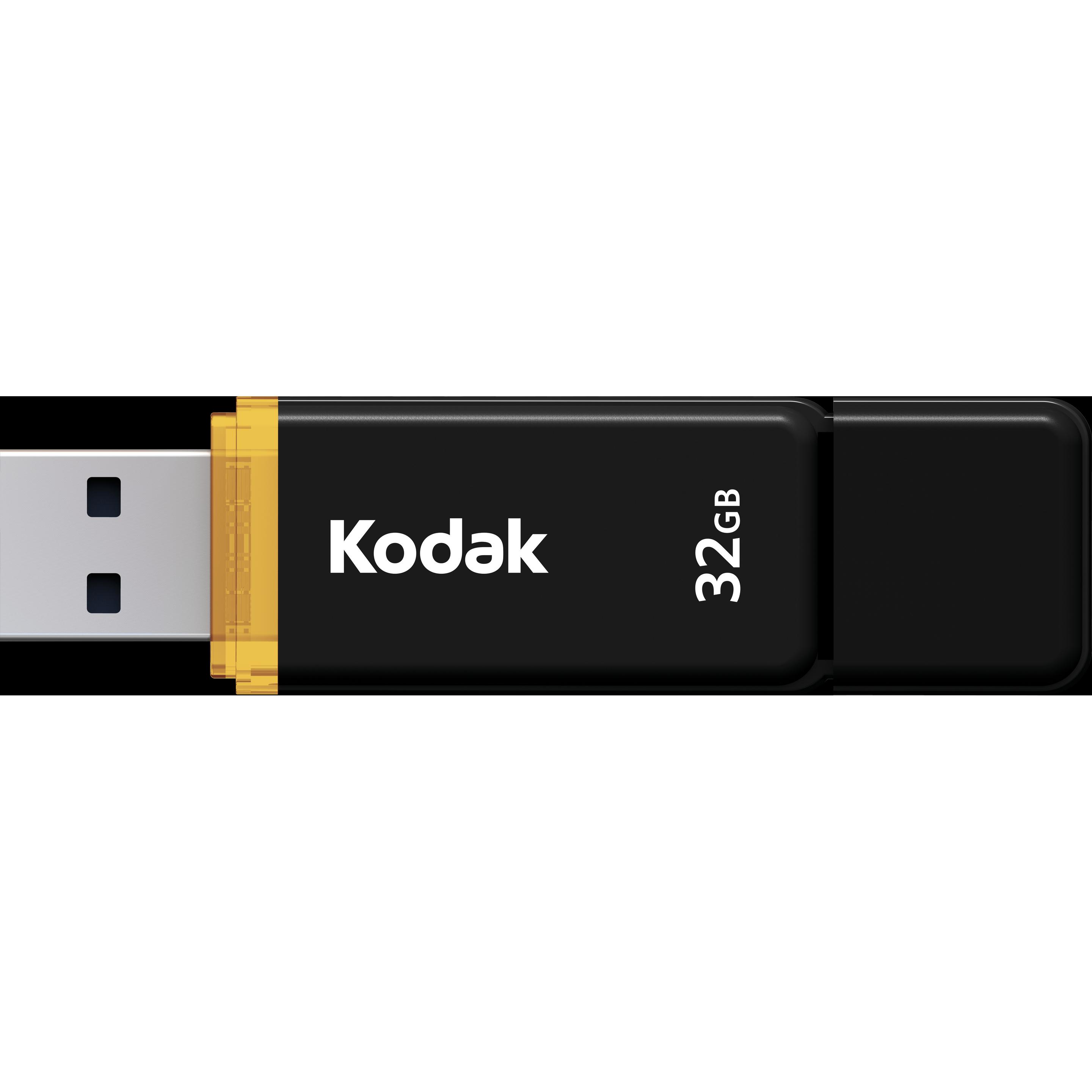 Thumbnail - Kodak PEN DRIVE 3.0 32GB K100 (32 GB, USB 3.0), USB Stick, Schwarz, Gelb