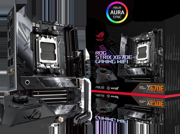 Immagine prodotto ASUS ROG Strix X670E-I Gaming Wifi (AM5, AMD X670E, Mini-ITX)
