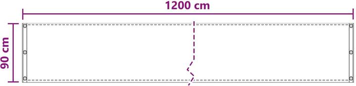 Produktbild vidaXL Balkonsichtschutz