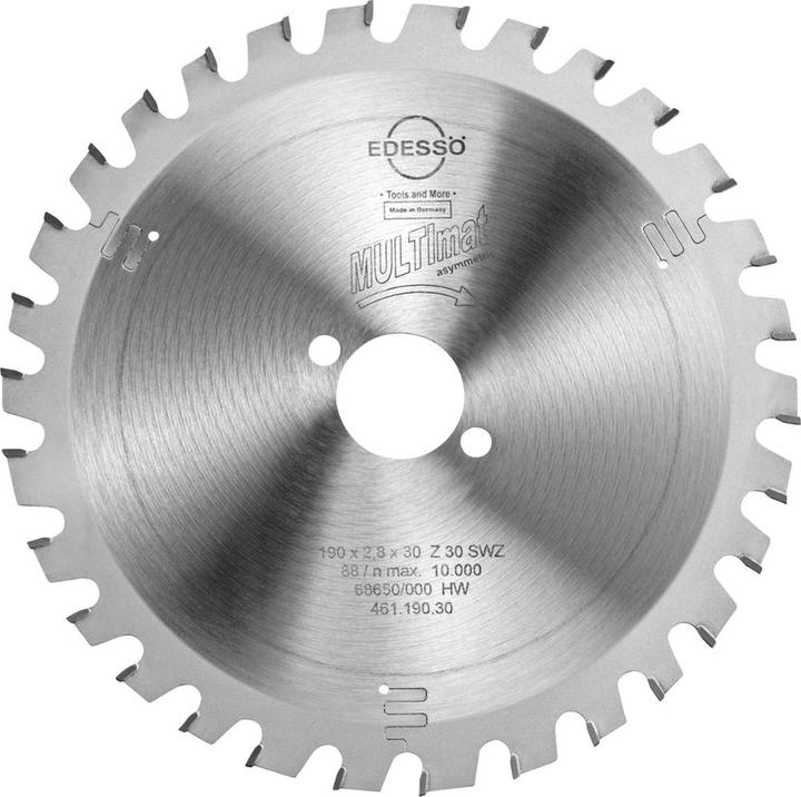 Magni Edessö 46119030 Hardmetalen cirkelzaagblad precision super WZ 2/7/42 HW, Z=30 SWZ, 190 x 2,8/1,8 x