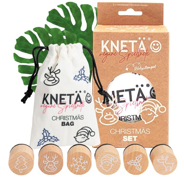 Produktbild Knetä Holzstempel Set - Christmas
