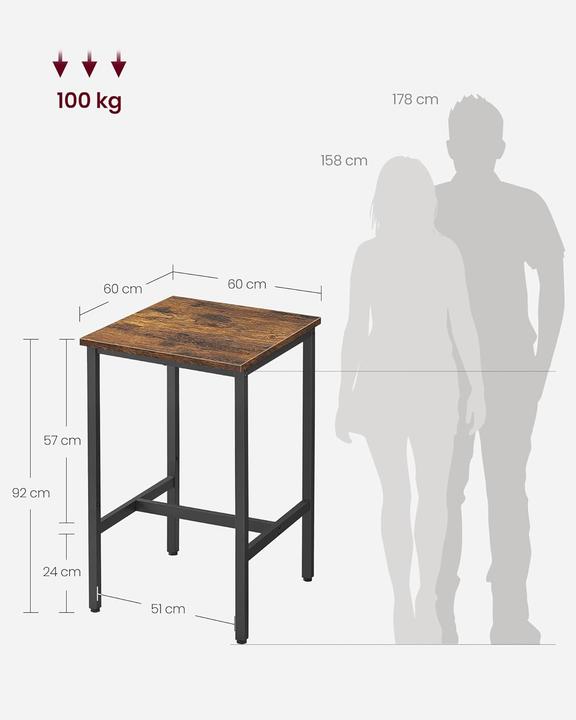 Image du produit Vasagle Havanna (60 x 60 x 92 cm)