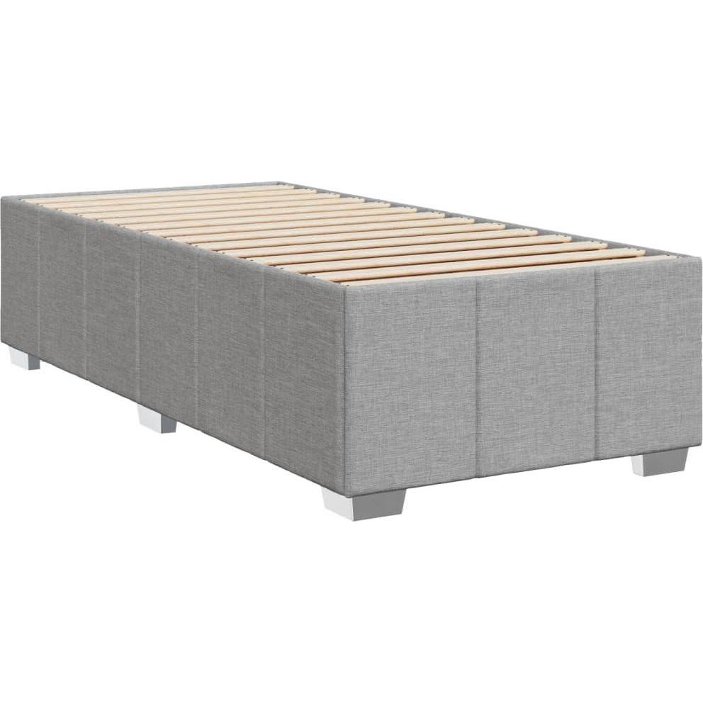 Thumbnail - VidaXL, Bett, Bo x springbett mit Matratze 100 x 200 cm Stoff (100 x 200 cm)