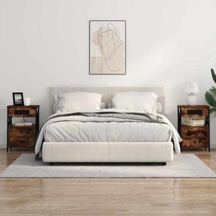 Produktbild vidaXL Moderner Nachttisch (40 x 31 x 60 cm)
