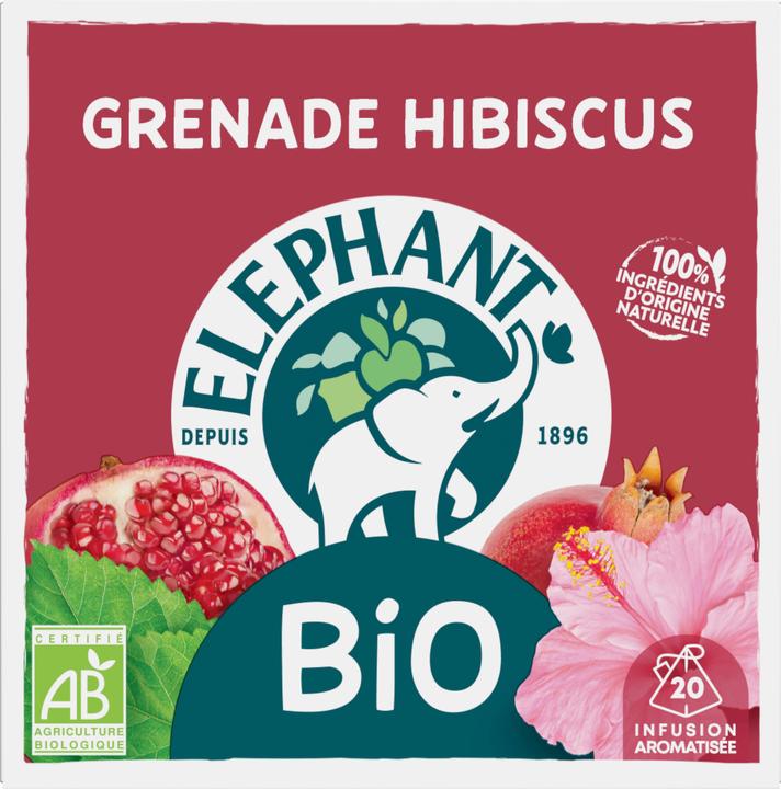 Actual product image Elephant BIO Infusion Grenade Hibiscus (38 g)