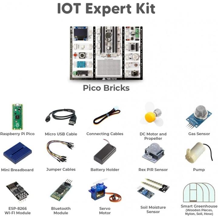Produktbild Picobricks Pico Bricks Kit Programming and Electronics Development Kits (Expert kit)