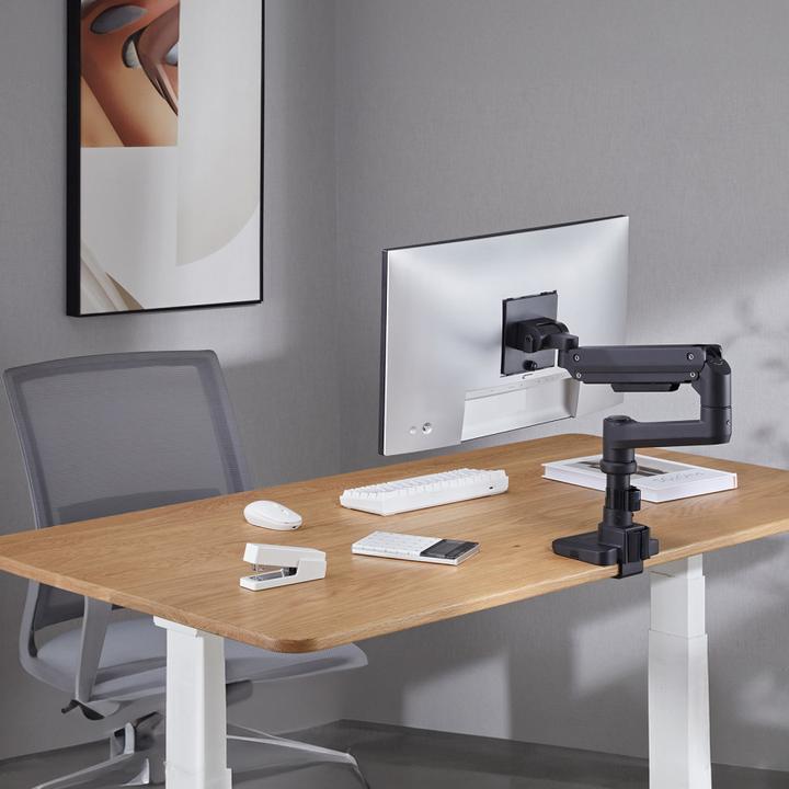 Image du produit MCL Support Desk Screen With Shock Absorber - 1 Screen Up To (Tables, 49", 20 kg)