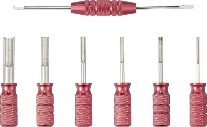 Productafbeelding Toolcraft TO-9659463 Ontgrendelingsgereedschapsset Deutsch-Terminal 4 Gauge, 8 G (7 Pcs.)