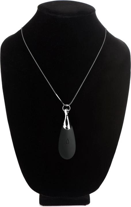 Actual product image Charmed Vibrating Silicone Teardrop Necklace