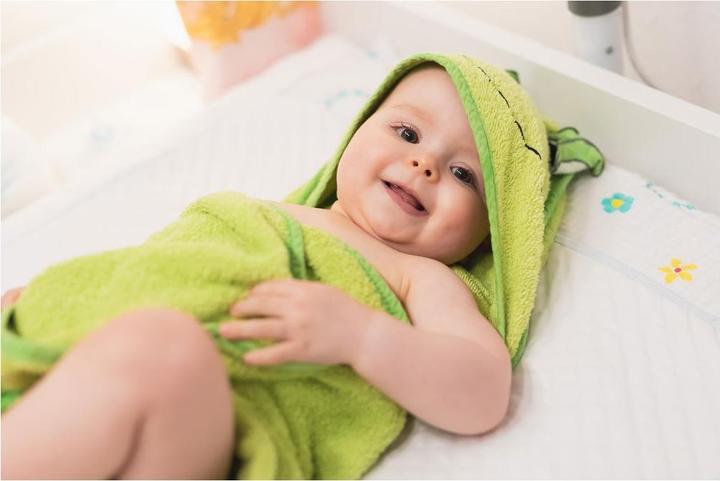 Produktbild Fillikid Kapuzenbadetuch Nilpferd 75 x 75 cm