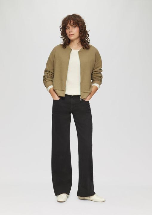 Produktbild s.Oliver Sweatshirt Sweatjacke im Blouson-Style (S)