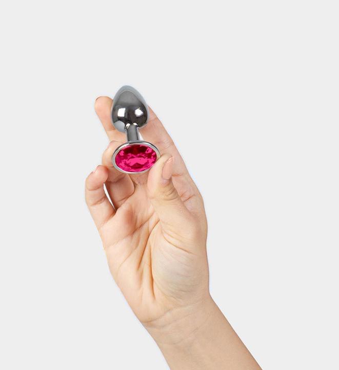 Actual product image Secret play Secretplay Plug Anal Aluminium Fuchsia 7cm