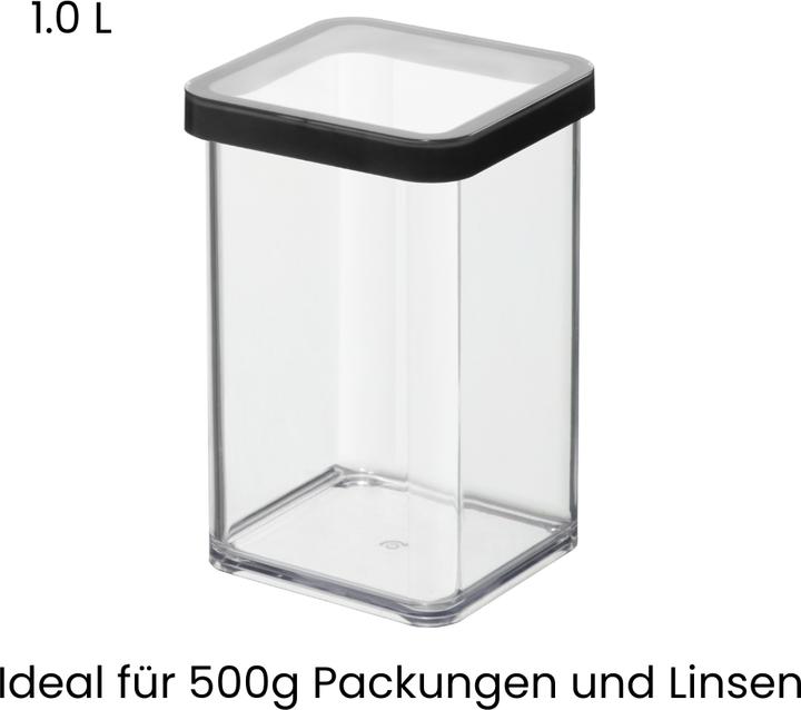 Actual product image Rotho pojemnik kwadratowy 1 0L LOFT (1 l)
