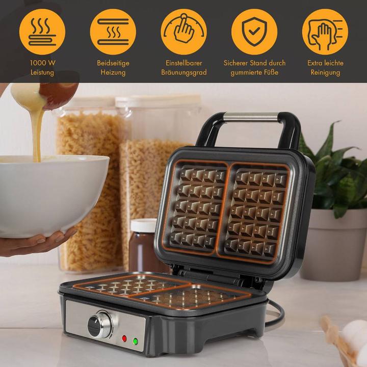 Produktbild Proficook Prof Waffelautomat 2-fach WA 1240 ed Brüsseler