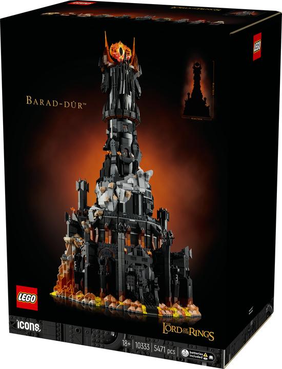 Immagine prodotto LEGO Il Signore degli Anelli: Barad-dûr (10333, LEGO Icons, Set LEGO rari)