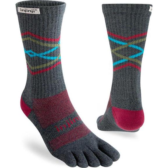 Injinji, Unisex, Sportsocken, Trail Crew Xtralife (L), Grün