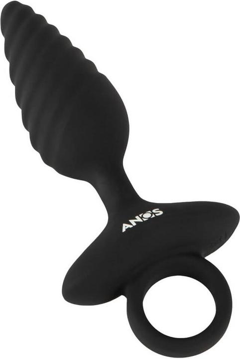 Produktbild Anos Flexible Butt Plug Twisted Design with Vibrations