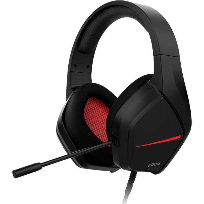 Krom Kopa Move (Kabelgebunden), Gaming Headset, Schwarz