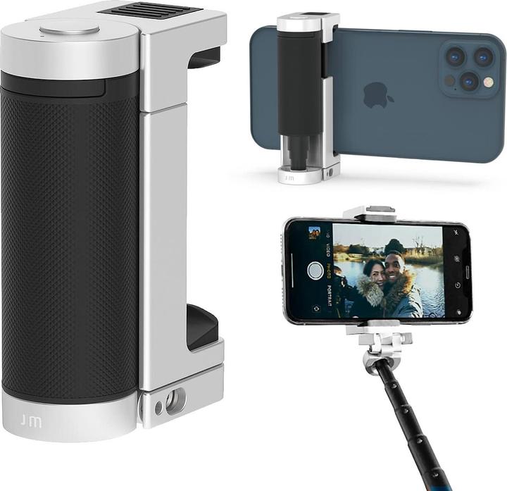 Produktbild Just Mobile Shutter Grip 2 smart camera control for your smartphone - Silver