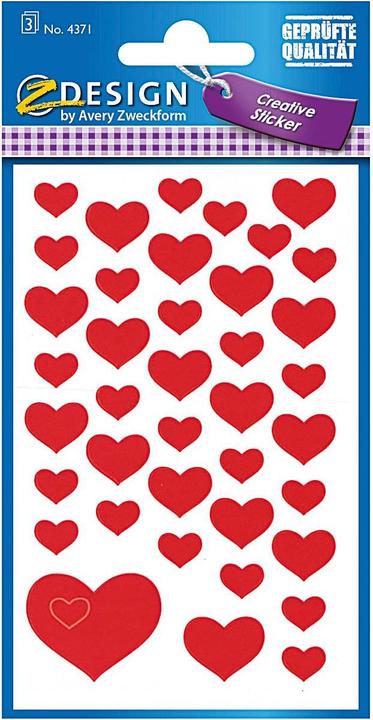 Immagine prodotto Z-Design Cuori adesivi