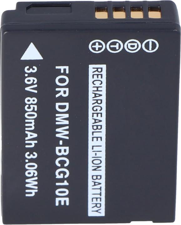Actual product image Panasonic Battery DMC-TZ10, DMW-BCG10, DMW-BCG10PP (Camera battery)