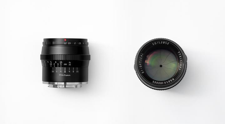 Productafbeelding TTArtisan 50mm f1.2 voor Fuji FX-vatting (APS-C) (Fujifilm X, APS-C / DX)