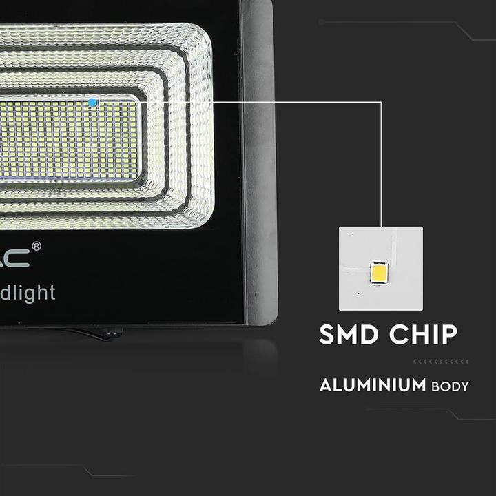 Produktbild V-TAC VT200W 40W Solarpanel LEDFlutlicht 6000K (3100 lm)