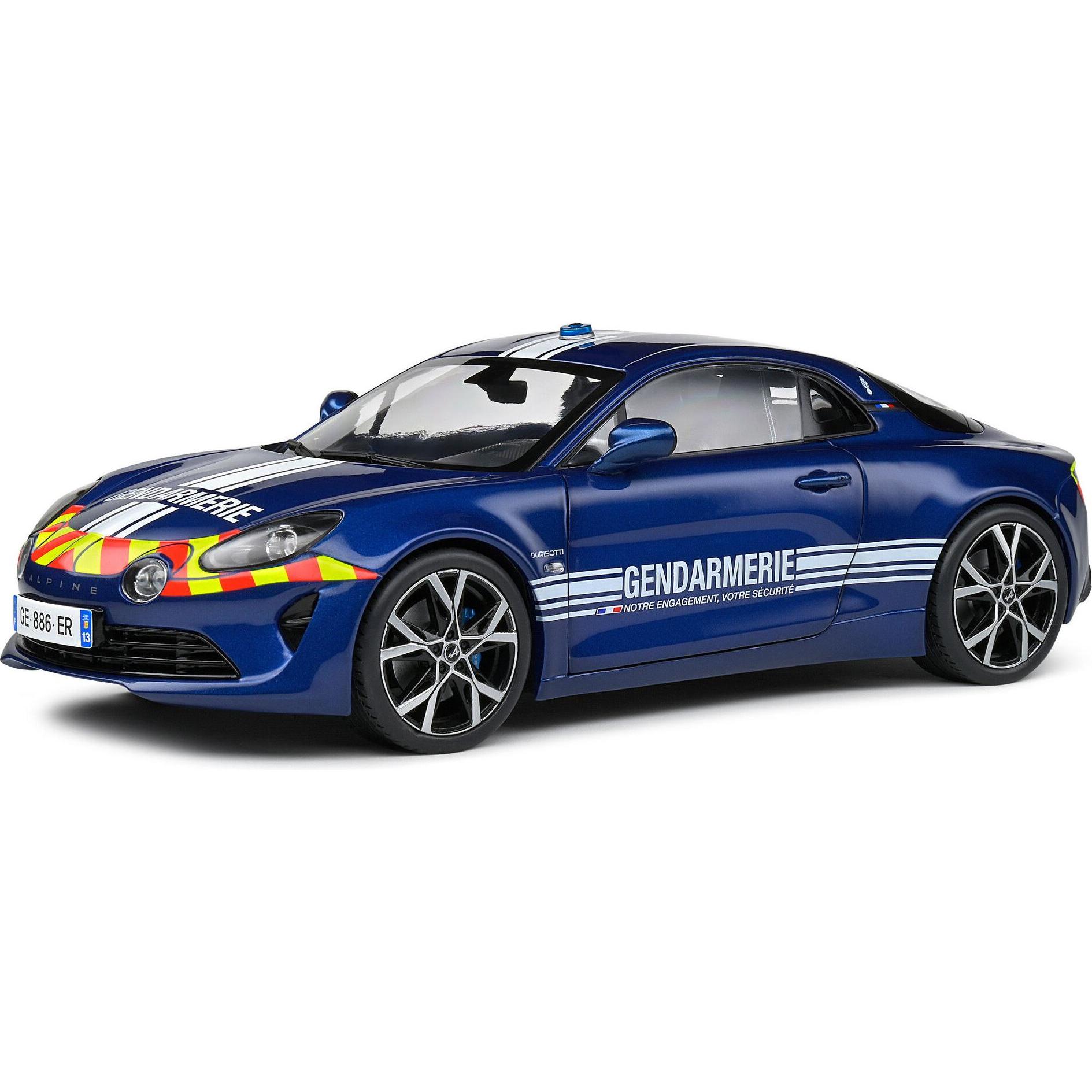Solido 1:18 Alpine A110 Gendarmeria blu