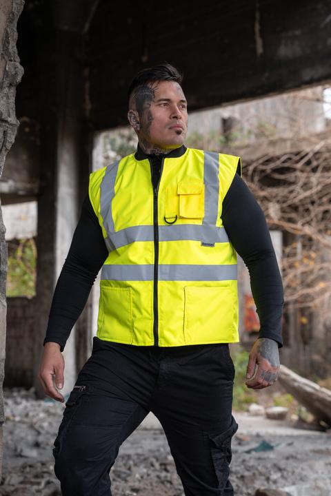 Produktbild Korntex Hi-Vis Reversible Bodywarmer (M)
