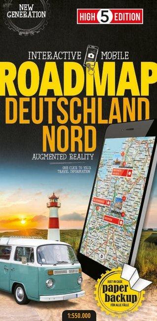 Produktbild High5 Strassenkarte Deutschland Nord 1:550 000