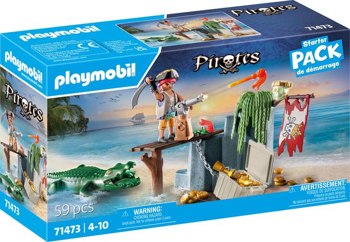 Produktbild Playmobil Pirat mit Alligator (71473, Playmobil Pirates)