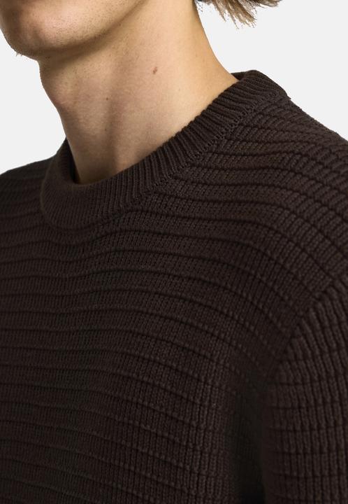 Immagine prodotto Selected Texturierter Pullover mit Rundhalsausschnitt (M)