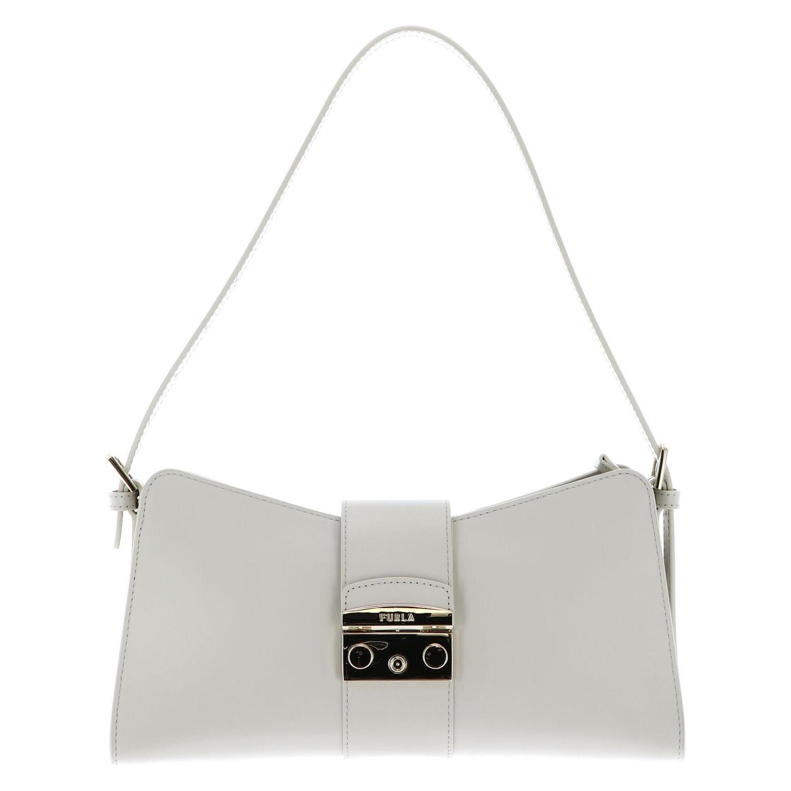 Furla, Damen, Handtasche, Metropolis Shoulder Bag Remix, Beige