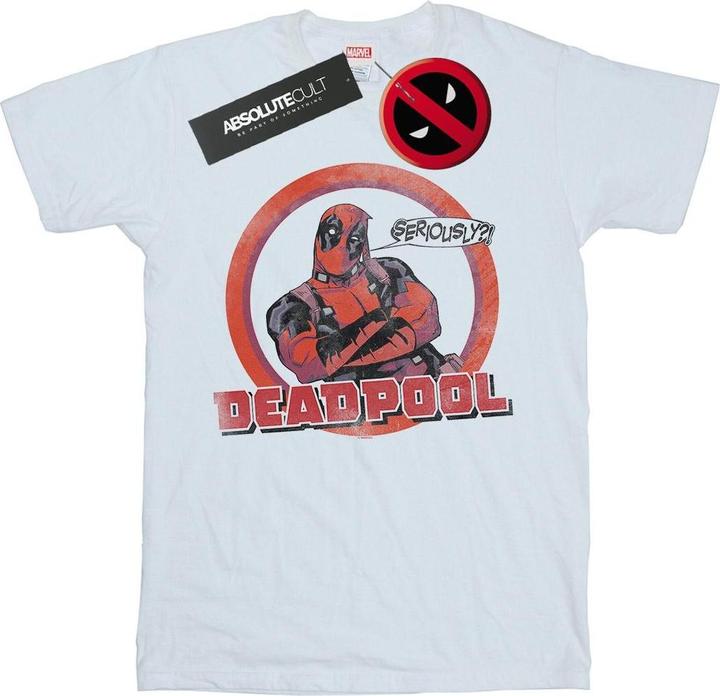 Deadpool Seriously Speech Bubble TShirt (3XL)