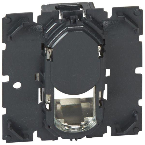 Legrand CELIANE Computer einfarbig schwarz RJ45 STP Cat.6 (067346) (CAT6, 6 m), Netzwerkkabel